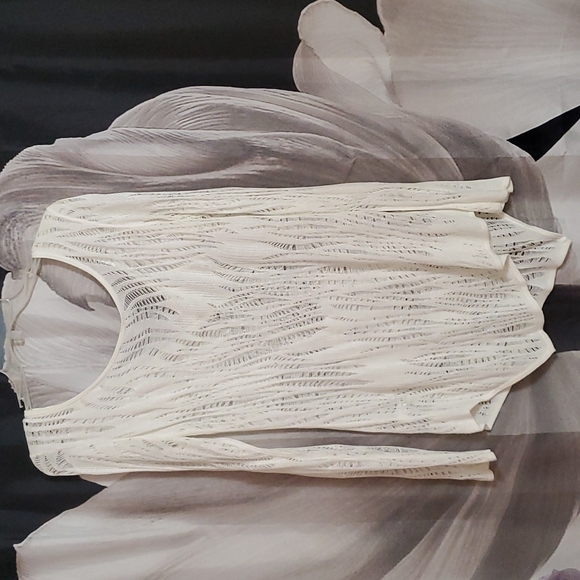 Express, Large, Sweater, Cream - Picture 2 of 4